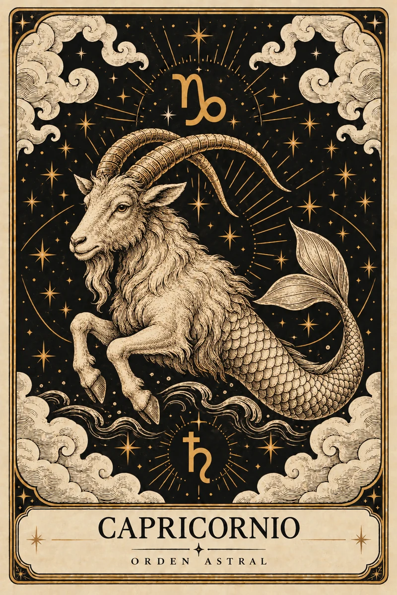 Carta de Capricornio · Orden Astral